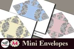 Baroque Mini Envelopes Kit for Junk Journals A4 Product Image 3