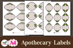 Vintage Botanical Apothecary Labels Printable Kit Product Image 3