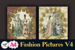 Vintage Fashion Junk Journal Pages A4 Volume 4 Product Image 3