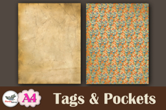 Vintage Wildflower Tags &amp; Pockets Junk Journal Kit Product Image 3