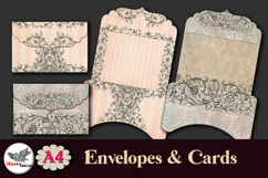 Vintage Baroque Cards &amp; Envelopes Printable Kit Product Image 3