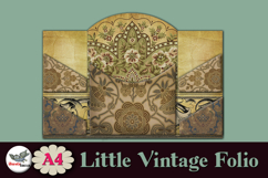 Little Brown Folio Junk Journal Kit A4 Printable Product Image 3