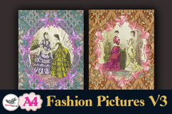 Vintage Fashion Junk Journal Pages A4 Volume 3 Product Image 3