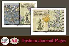 La Mode Illustrée Paris A4 Junk Journal Pages Product Image 4