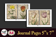Vintage Botanical Journal Pages Printable Kit A4 Product Image 4