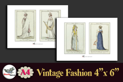 Vintage French Fashion Images 4x6 Printable Set Vol.1 Product Image 4
