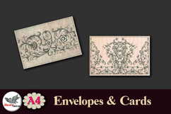 Vintage Baroque Cards &amp; Envelopes Printable Kit Product Image 4