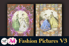 Vintage Fashion Junk Journal Pages A4 Volume 3 Product Image 5