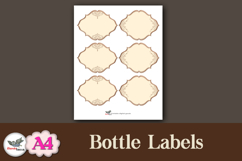 Vintage Bottle Labels Printable Kit A4 Product Image 5