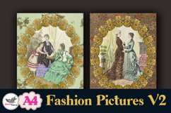 Vintage Fashion Junk Journal Pages A4 Volume 2 Product Image 5