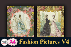 Vintage Fashion Junk Journal Pages A4 Volume 4 Product Image 6