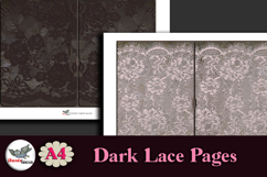 Dark Lace Junk Journal Pages Kit A4 Printable Product Image 6