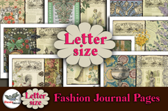 La Mode Illustrée Paris Letter Size Journal Pages Product Image 1
