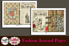 La Mode Illustrée Paris Letter Size Journal Pages Product Image 2