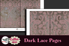 Dark Lace Junk Journal Pages Kit Letter Size Product Image 3