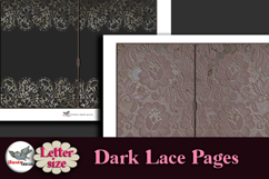 Dark Lace Junk Journal Pages Kit Letter Size Product Image 4