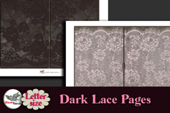 Dark Lace Junk Journal Pages Kit Letter Size Product Image 6