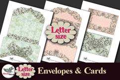 Pastel Baroque Cards &amp; Envelopes Printable Kit Product Image 1