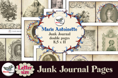 Marie Antoinette Junk Journal Pages Kit Letter Size Product Image 1