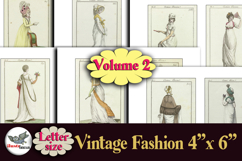 Vintage French Fashion Images 4x6 Printable Vol.2 Product Image 1