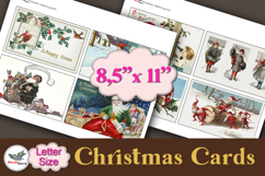 Antique Christmas Cards Printable Letter Kit Product Image 1