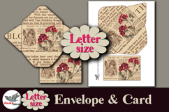 Vintage Envelope and Card Printable Kit Letter Size Product Image 1