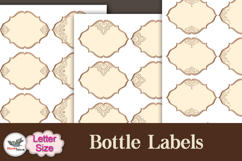 Vintage Bottle Labels Printable Letter Kit Product Image 2