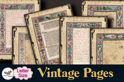 Vintage Illuminated Frames Papers Letter Size Product Image 2
