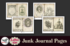 Marie Antoinette Junk Journal Pages Kit Letter Size Product Image 2