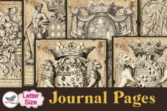 Vintage Heraldry Journal Pages Letter Size Vol 1 Product Image 2