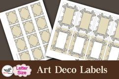 Elegant Art Deco Labels Printable Letter Kit Product Image 2