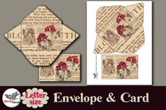 Vintage Envelope and Card Printable Kit Letter Size Product Image 2