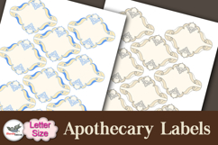Vintage Apothecary Labels Letter Size Printable Product Image 2