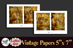 Vintage French Chateaux Papers Printable Letter Kit Product Image 3