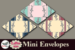Vintage Mini Envelopes Printable Kit Letter Size Product Image 3