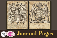 Vintage Heraldry Journal Pages Letter Size Vol 1 Product Image 3