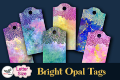 Bright Opal Printable Tags Letter Size Set Product Image 3