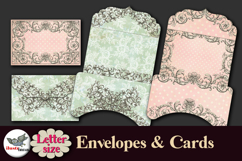 Pastel Baroque Cards &amp; Envelopes Printable Kit Product Image 3