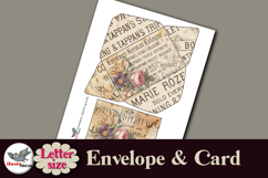 Vintage Marie Rose Envelope and Card Printable Kit Product Image 3