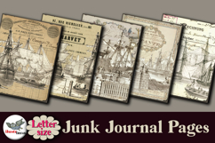 Vintage London Docks Junk Journal Pages Letter Product Image 3