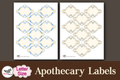 Vintage Apothecary Labels Letter Size Printable Product Image 3