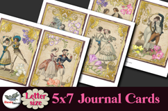 Vintage Dance Journal Cards 5x7 Printable Kit Product Image 3