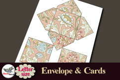 William Morris Peach Floral Cards &amp; Envelope Letter Size Product Image 3