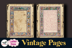 Vintage Illuminated Frames Papers Letter Size Product Image 3