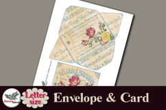 Vintage Floral Envelope and Card Printable Letter Kit Product Image 3