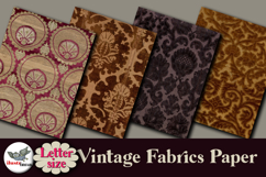 Vintage Damask Fabric Papers Letter Size JPG Pack Product Image 3