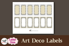 Art Deco Blank Labels Printable Letter Kit Product Image 4