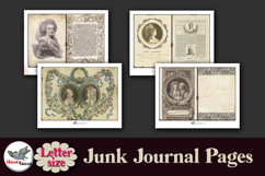 Marie Antoinette Junk Journal Pages Kit Letter Size Product Image 4