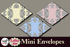 Baroque Mini Envelopes Printable Kit Letter Size Product Image 4