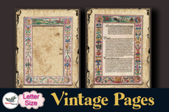 Vintage Illuminated Frames Papers Letter Size Product Image 4